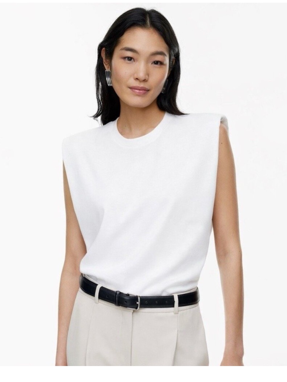 Aritzia Babaton Shoulder Pad Top